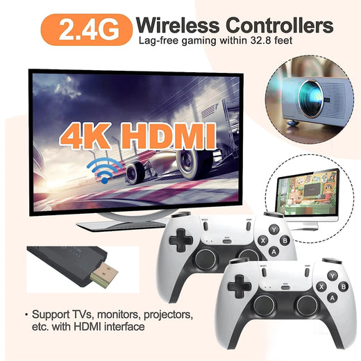 UTBOX X2 Pro Retro Game Stick Console | 128GB 4K HDMI